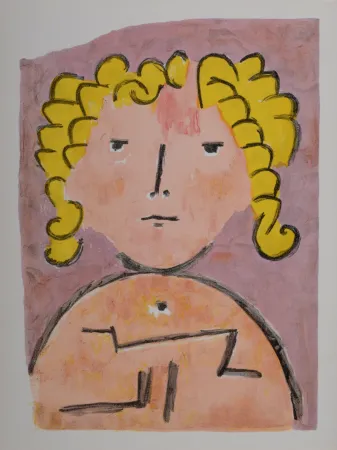 Lithografie Klee - Portrait, 1939