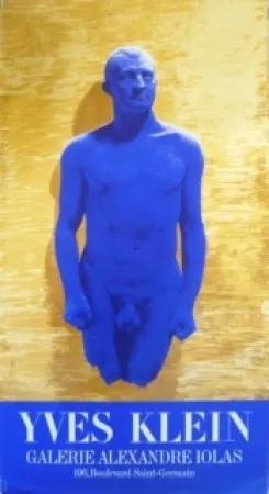 Zeefdruk Klein - Affiche exposition galerie Alexandre Iola