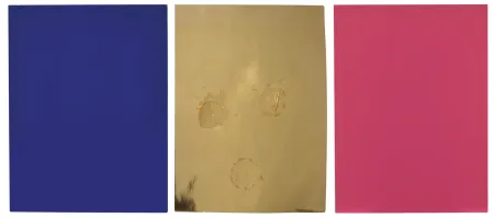 Zeefdruk Klein - Monochrome und Feuer 