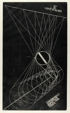 Linosnede Klien,  - Light in Glass IV