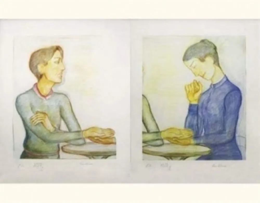 Lithografie Klossowski - La chiromancienne