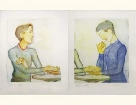 Lithografie Klossowski - La chiromancienne