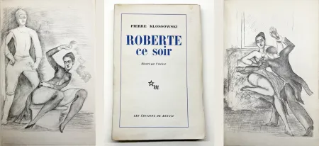 Geïllustreerd Boek Klossowski - ROBERTE CE SOIR avec quatre dessins hors-texte (1953)