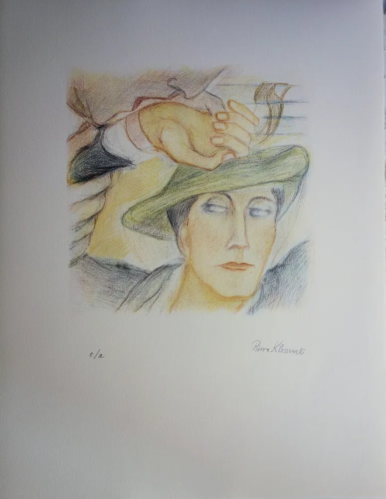 Lithografie Klossowski - Tête de Roberte