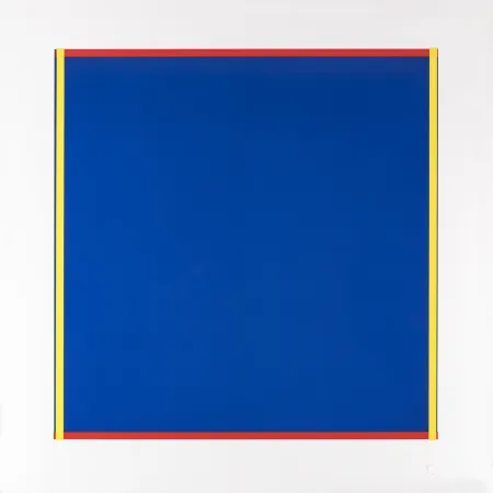 Zeefdruk Knoebel - Rot, Gelb, Weiss, Blau 02