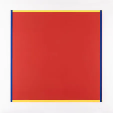 Zeefdruk Knoebel - Rot, Gelb, Weiss, Blau 04