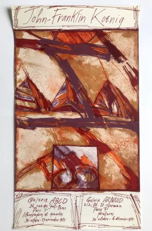 Poster Koenig - Galeries ABCD et Arnaud