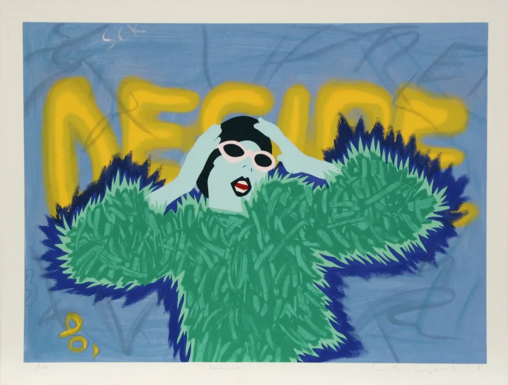 Zeefdruk Kogelnik - Desire