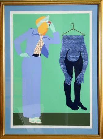 Zeefdruk Kogelnik - Ecce Homo