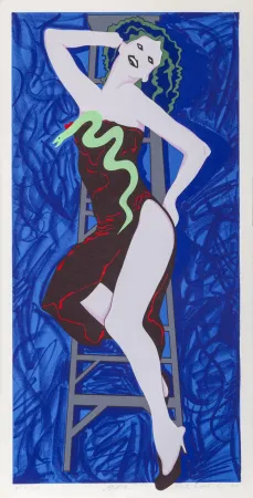 Zeefdruk Kogelnik - Erato