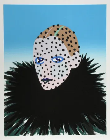 Zeefdruk Kogelnik - Life is a Veil