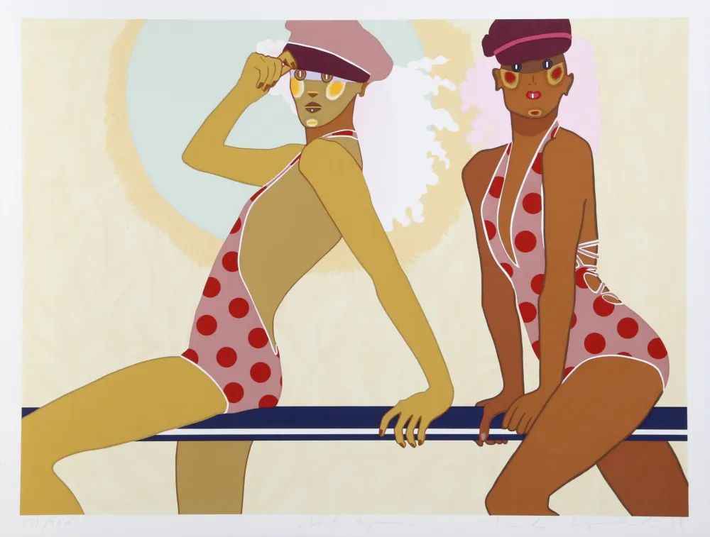 Zeefdruk Kogelnik - Look Again