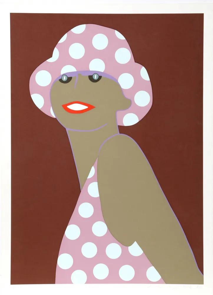 Zeefdruk Kogelnik - Smile