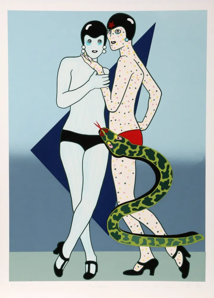 Zeefdruk Kogelnik - Triangle