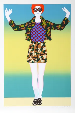 Zeefdruk Kogelnik - War Baby