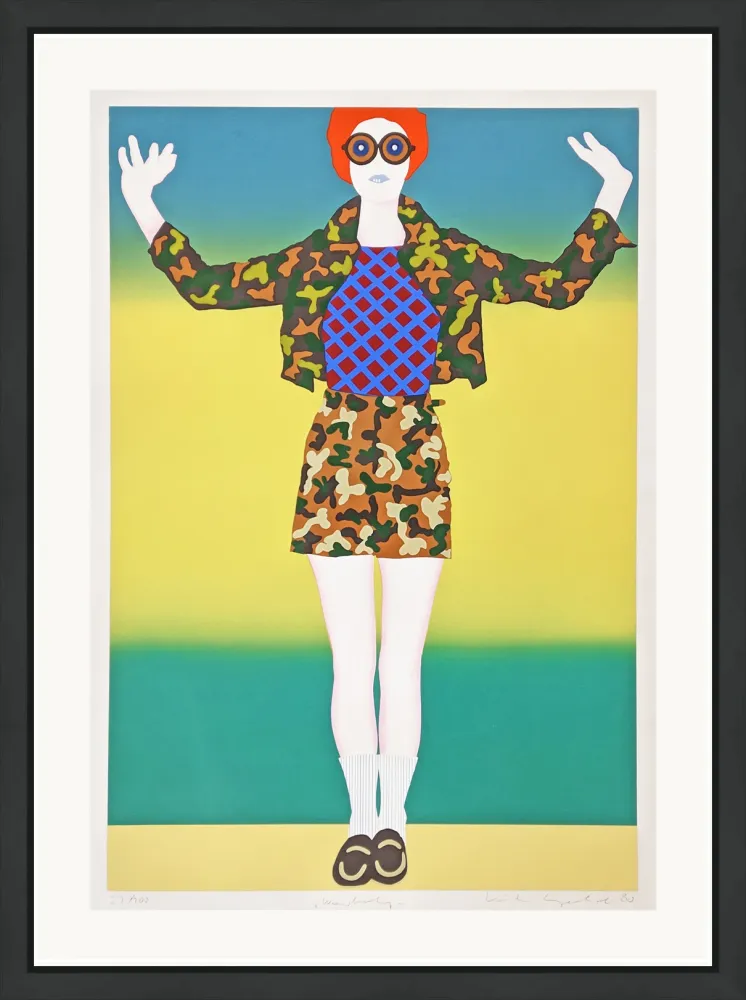 Zeefdruk Kogelnik - WAR BABY