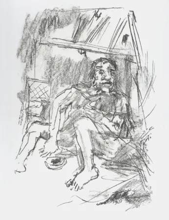 Lithografie Kokoschka - Edgar,1963