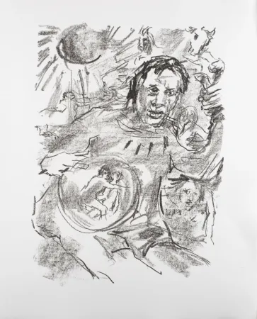 Lithografie Kokoschka - Edmund, 1963