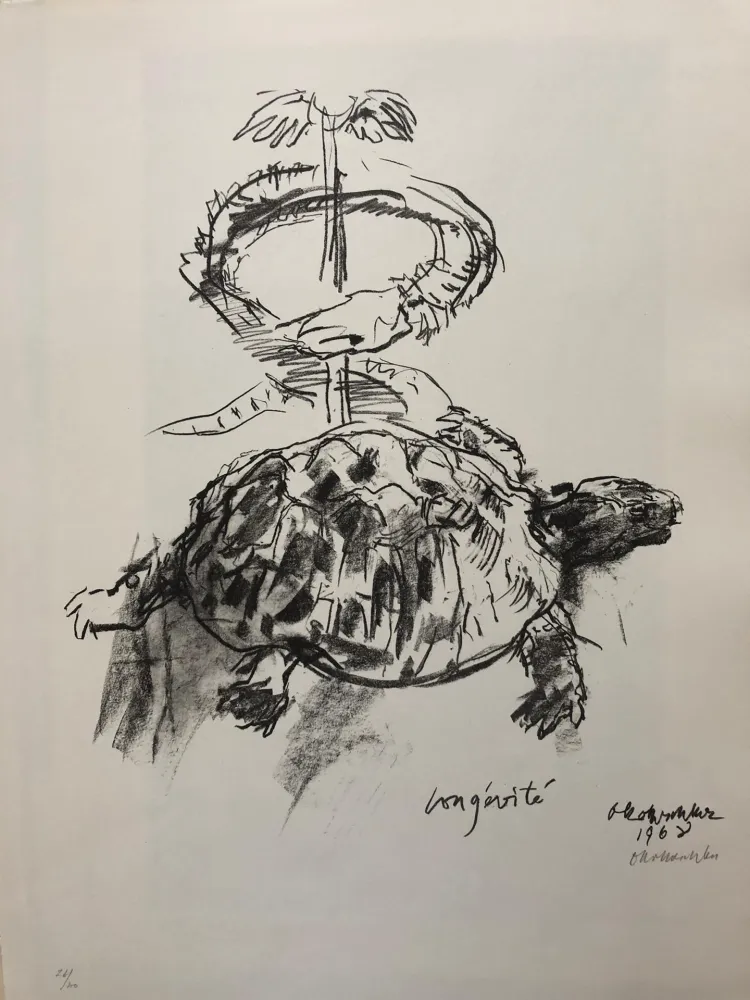 Lithografie Kokoschka - Longévité