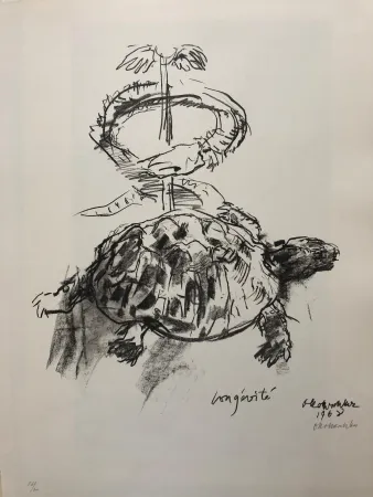 Lithografie Kokoschka - Longévité