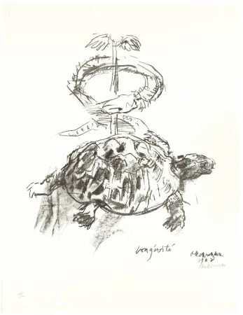 Lithografie Kokoschka - Longévité