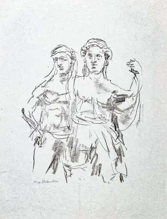 Lithografie Kokoschka - Oskar Kokoschka (1886–1980) – Lithograph on paper – 1963