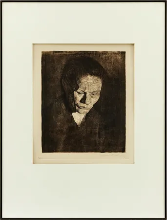 Ets Kollwitz - Cabeza de Mujer hundida