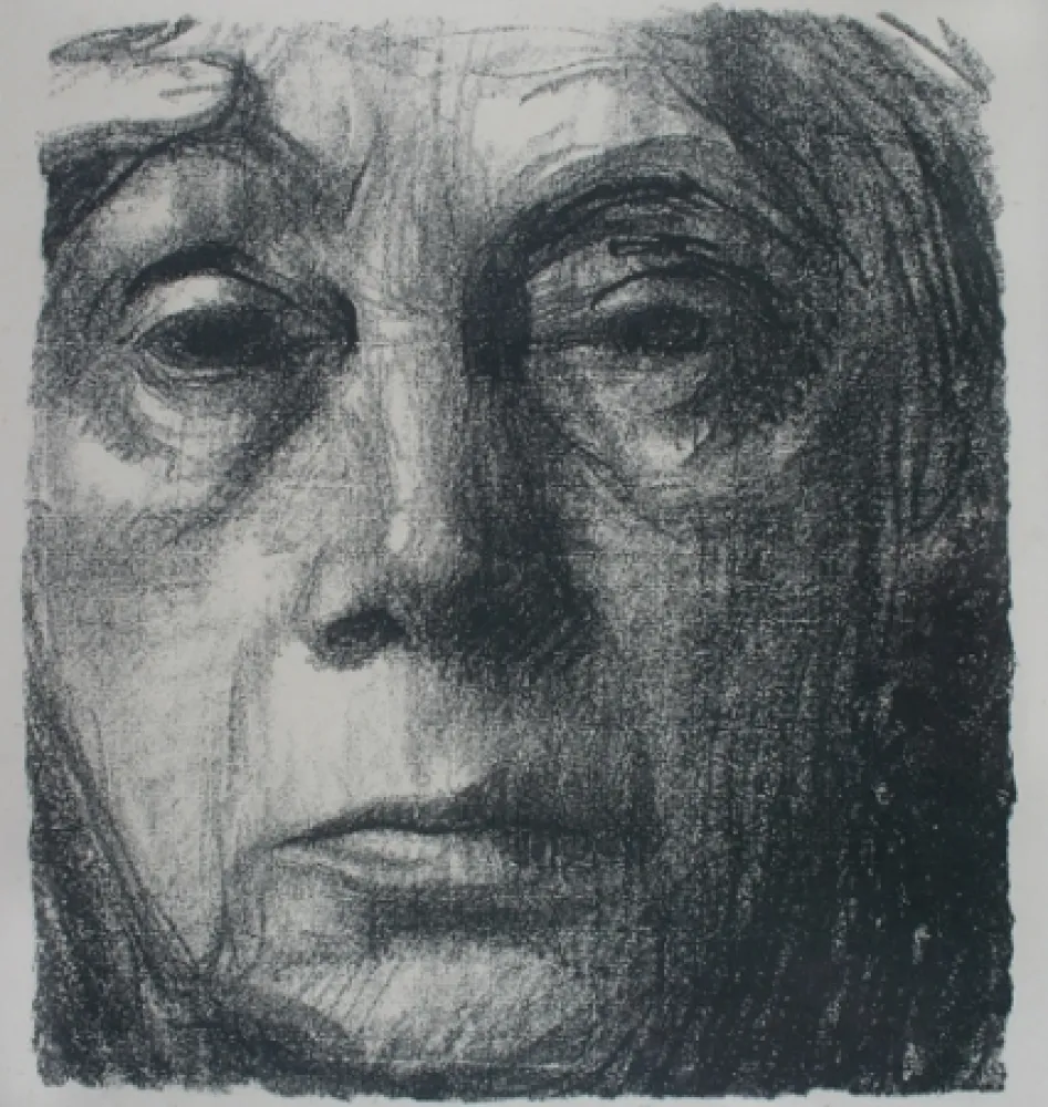 Lithografie Kollwitz - Self Portrait