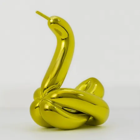Geen Techniek Koons - Balloon Swan yellow (Celebration Serie)