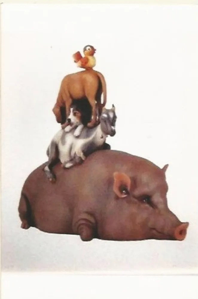 Lithografie Koons - Stacked