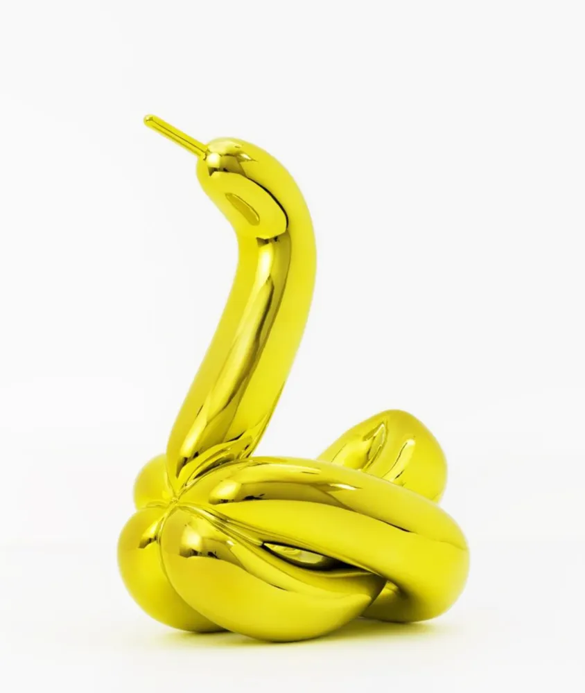 Geen Techniek Koons - Yellow Balloon Swan