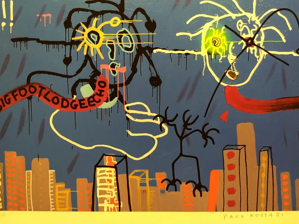 Lithografie Kostabi - Kostabi