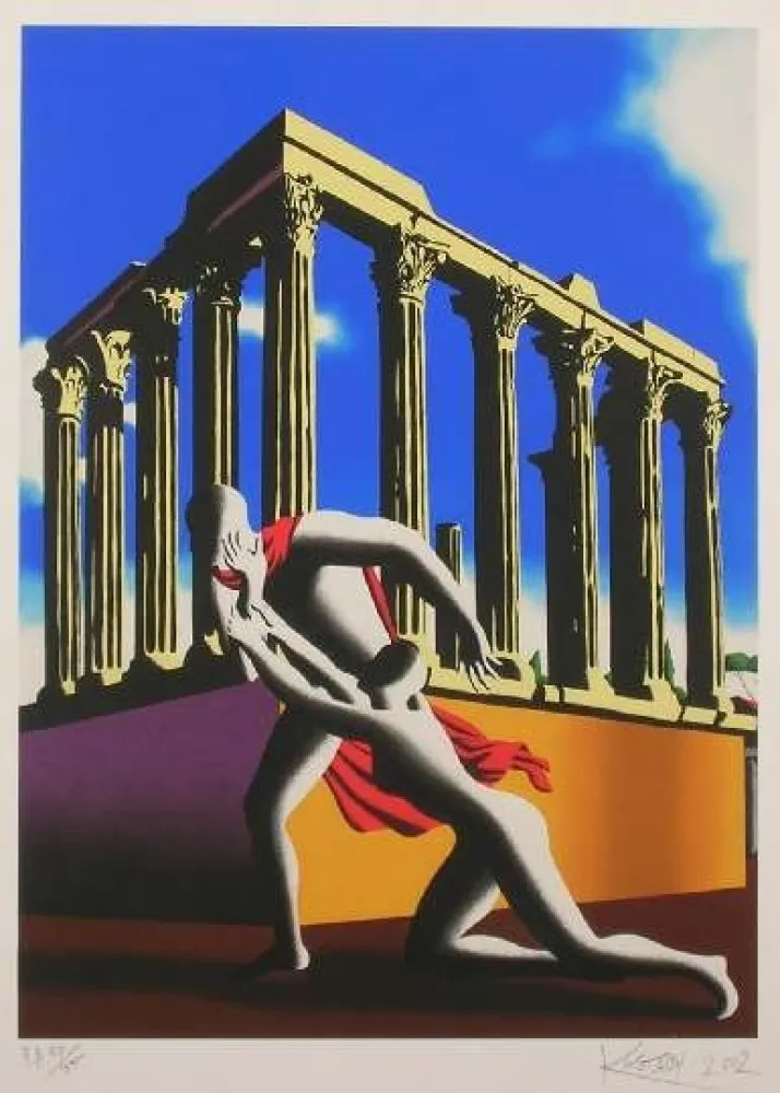 Lithografie Kostabi - SENZA TITOLO