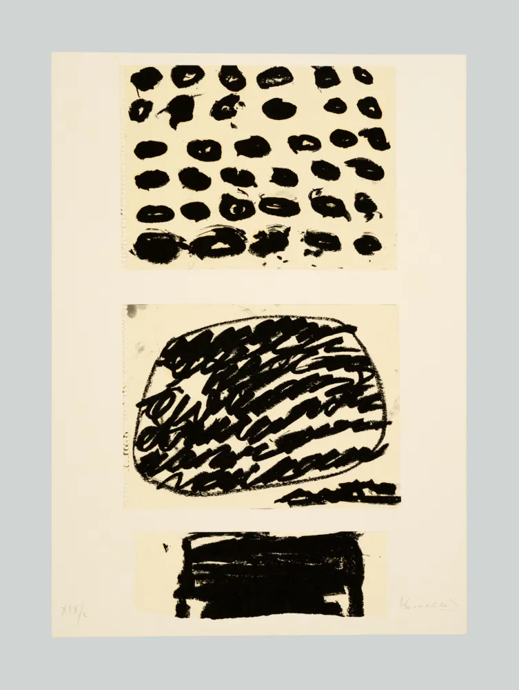 Lithografie Kounellis - Composizione
