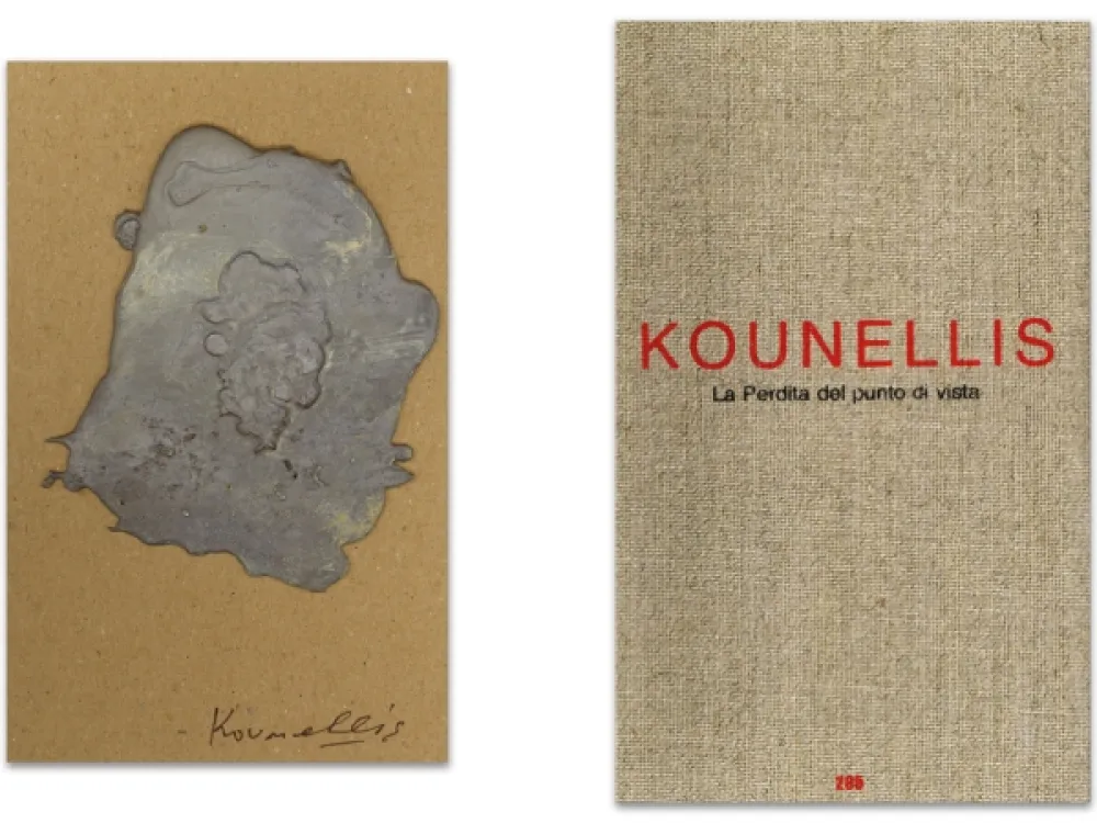 Geïllustreerd Boek Kounellis - L'art en écrit