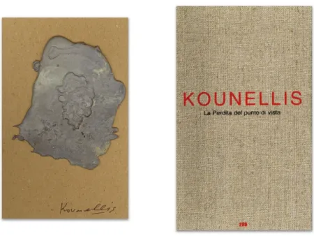 Geïllustreerd Boek Kounellis - L'art en écrit