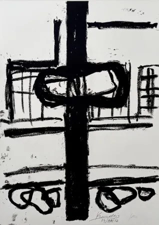 Zeefdruk Kounellis - Opera in ricordo di Mauro Rostagno