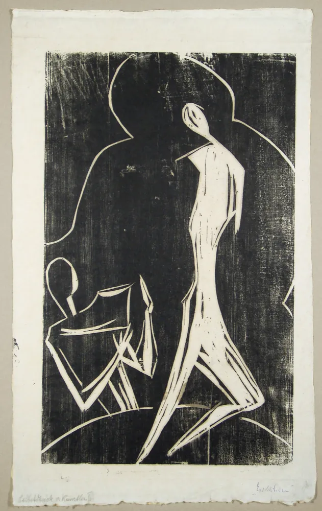 Houtsnede Krantz -  Evokation (Evocation)