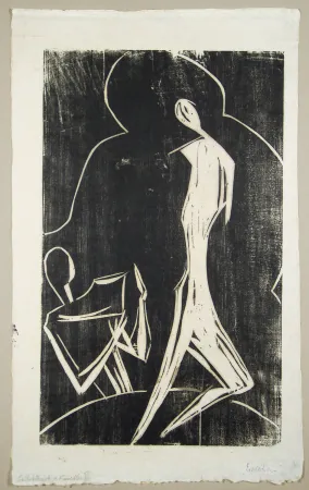 Houtsnede Krantz -  Evokation (Evocation)