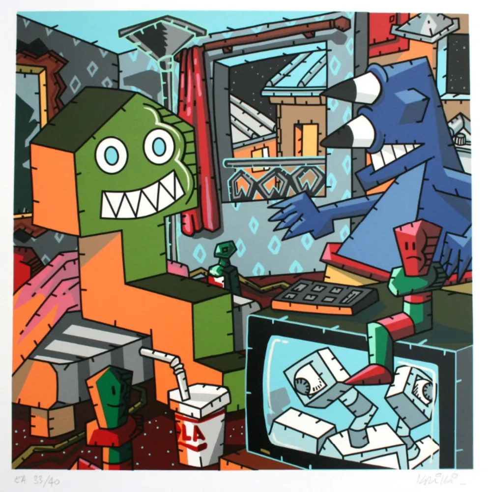 Zeefdruk Kriki - L’interieur