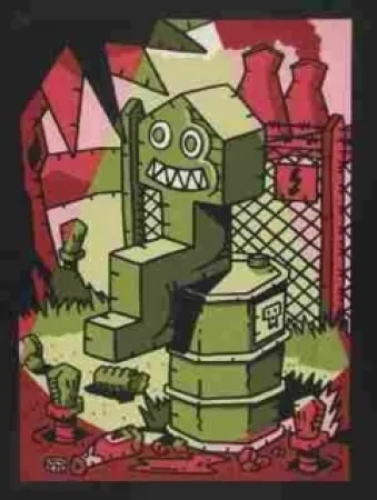 Zeefdruk Kriki - Sans titre