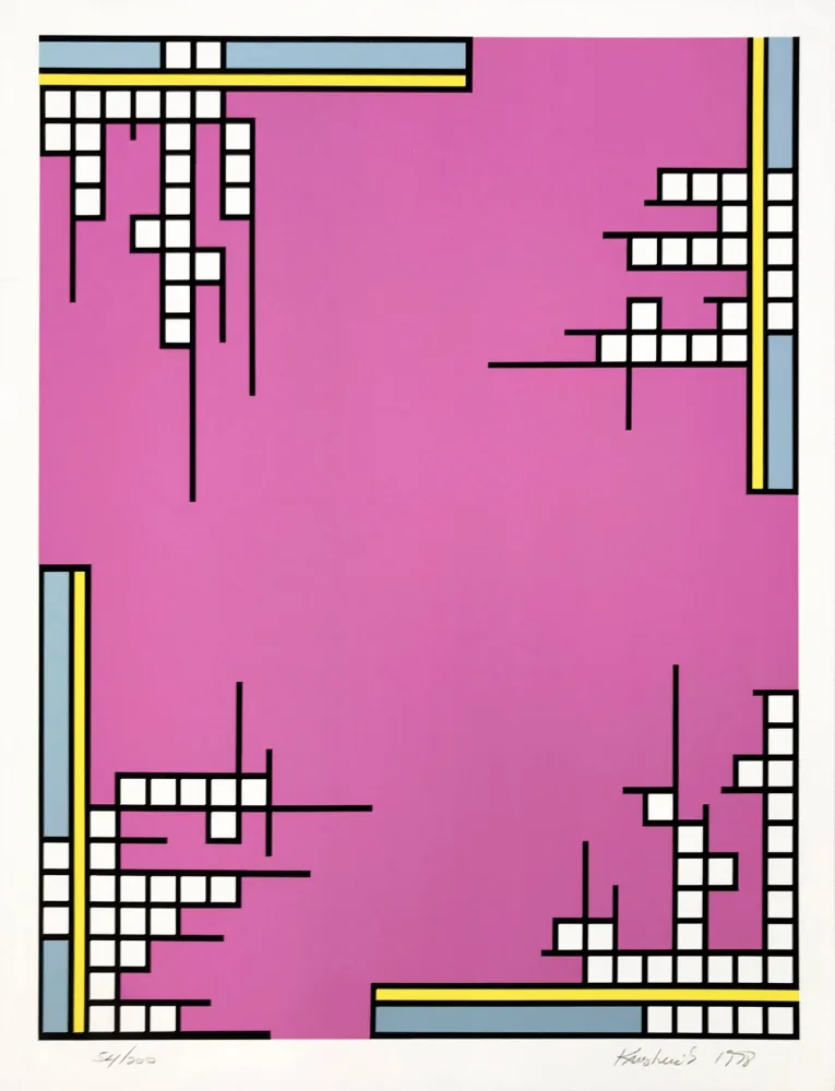 Zeefdruk Krushenick - OVER THE TOP