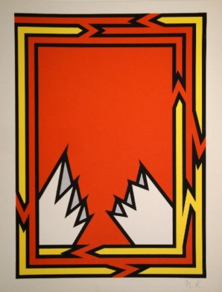 Zeefdruk Krushenick - ’rock soup’