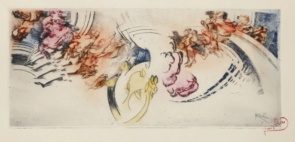 Gravure Kupka - Abstract Composition (Color)