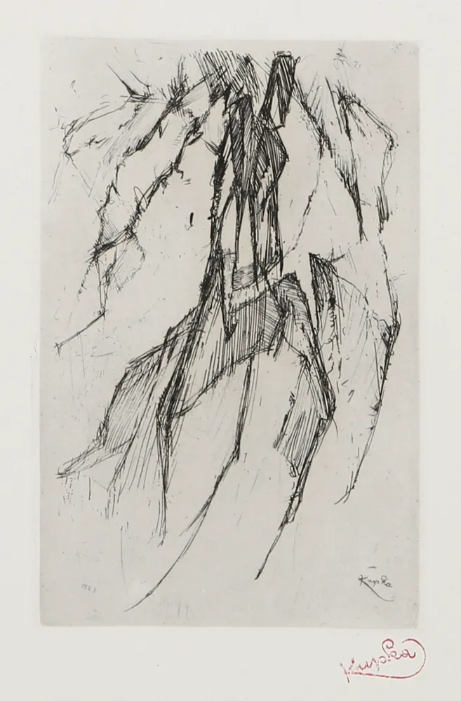 Gravure Kupka - Fountain