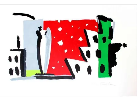 Lithografie Kuroda - City VI