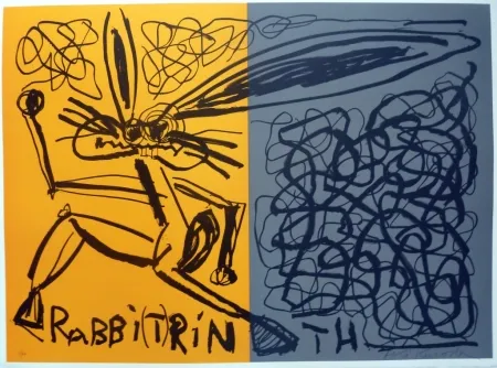 Lithografie Kuroda - Cosmorabbit