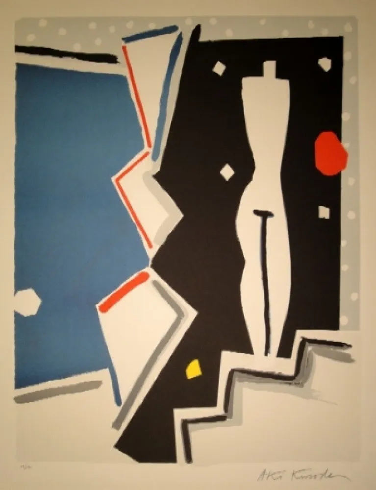 Zeefdruk Kuroda - Untitled