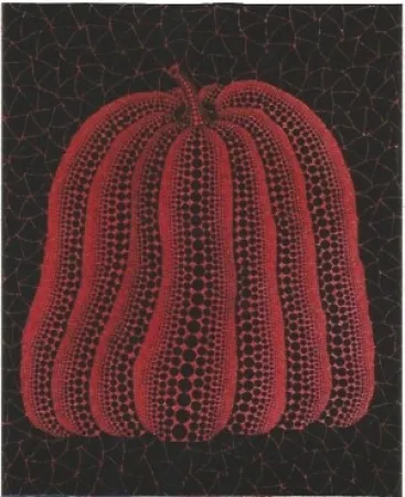 Zeefdruk Kusama - A pumpkin