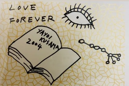 Zeefdruk Kusama - Book to Read at Night A